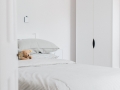 Neutral Bedding | John Lewis Bed | Toast Bedding | Statement wall light | Childrens room | Kids Room | A modern neutral millennial pink bedroom for children with handmade furniture, personalised artwork and statement lighting